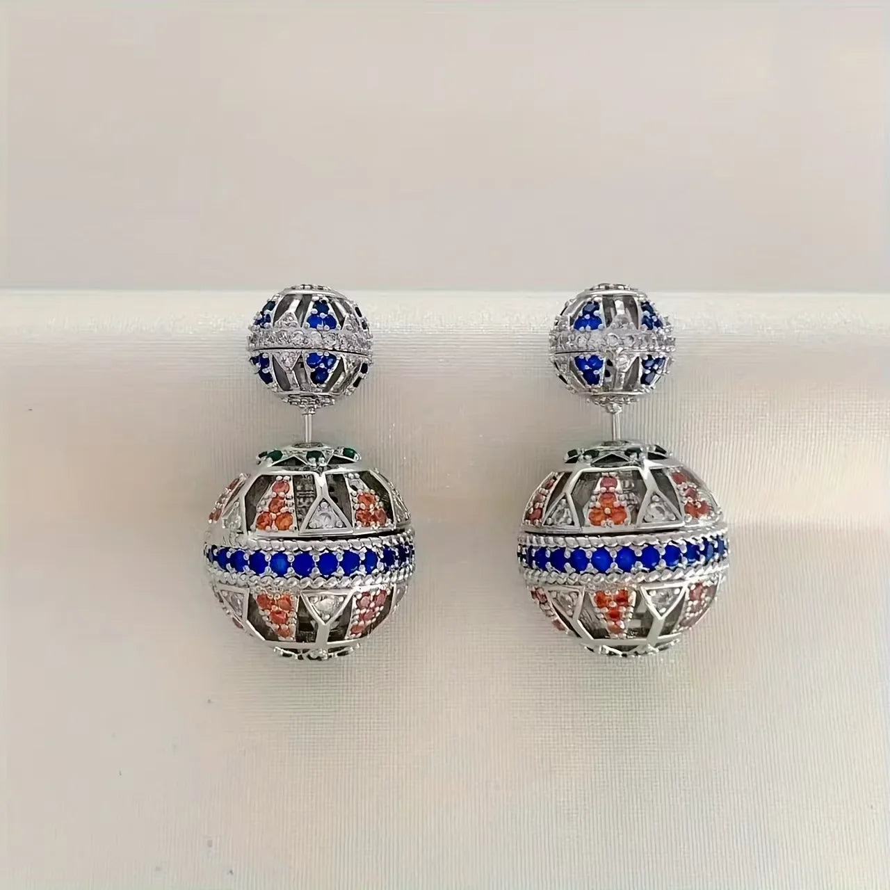 New High-end Pavé Zircon Earrings For Women