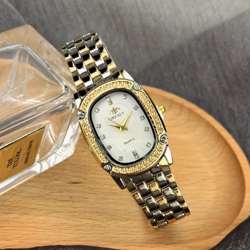 Fashion Square Women's Watches Brand Ladies Quartz Wristwatch Classic